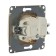 Glossa socket Sche GSL000443, 16 A, single, hidden, with salary, color titanium