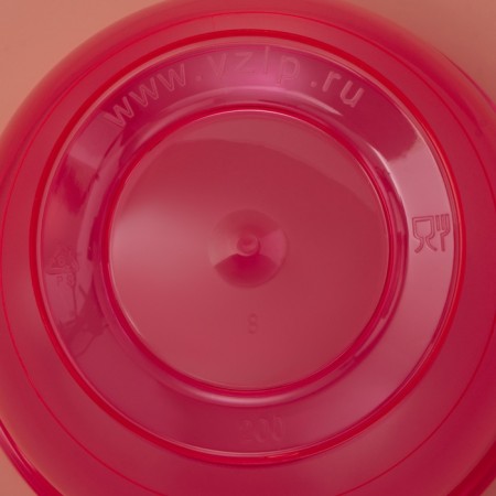 Crecanter Plastic disposable "Crystal", 200 ml, red color-4
