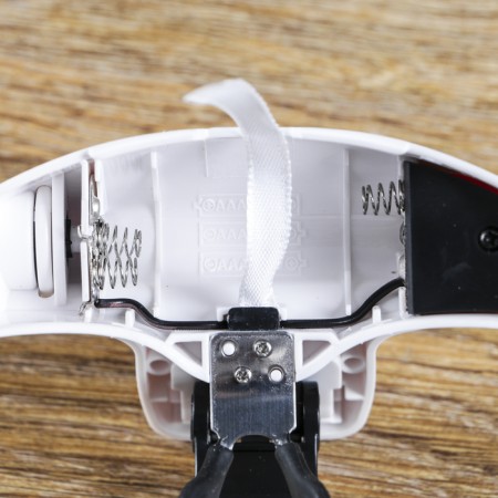 Binocular binocular lupa 1-3.5x, with backlight, 5 lenses included, 3 AAA-6