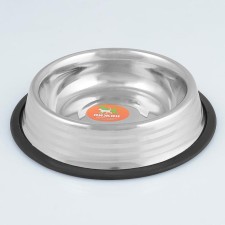 A bowl with a non -slip base with stripes, 470 ml