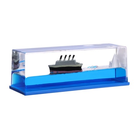 Accessory on the car panel, titanium, blue, plastic