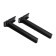 SL-01 bracket, for a microwave, fixed, up to 40 kg, 313 mm, metallic, black