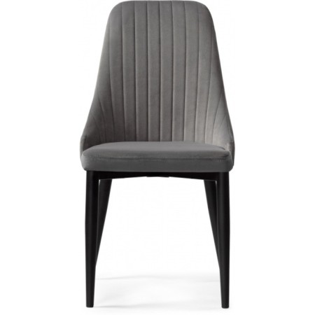 CHIL STILL A Metal Carcass Metal/velor, black/dark gray 47x57x89 cm-1