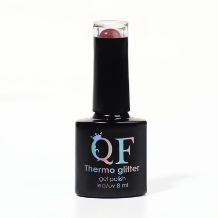 Hel nail polish "Thermo Glitter", 3 phase, 8 ml, LED/UV, Color (669)-5