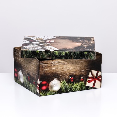 Folding box "Harded Gifts", 31.2 x 25.6 x 16.1 cm mix-2