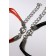 Bracelets "Demetrons" owl, red-black color, l = 17 cm