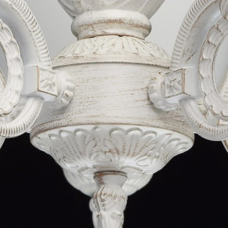 Ariadne chandelier, 5x60W E27, white-11