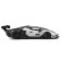 Racing machine BBURAGO LAMBORGHINI Essenza SCV12, DIE-CAST, 1:24, Black and white color