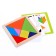 Puzzle "Tangram", letters and numbers