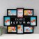 Multipher "Family" collage in 8 photos 10x15 cm, black