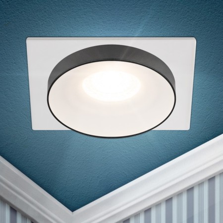 Lamp built -in era DK96, IP20, 12W, 92x92 mm, white color