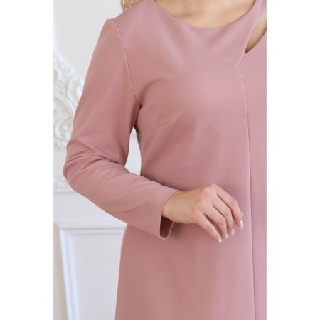 Women's dress, size 52, pink color-3