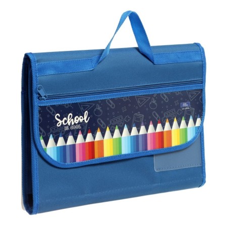 Labor folder A4, 325 x 240 mm, with handles, compounds on Velcro, textile, PTR-10, calligrata "pencils"-1