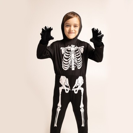 Carnival set "Terrible Skeletter": overalls, gloves, makeup, p. 104–116 cm-5