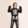 Carnival set "Terrible Skeletter": overalls, gloves, makeup, p. 104–116 cm