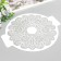 Plastic stencil "Lace pattern" D-24 cm
