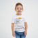 T-shirt Children's KAFTAN "Princess" R.36 (134-140), White