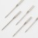 Needles for household sewing machines, universal, No. 100, 5 pcs
