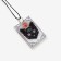 Keychain beads for keys "Black Cat", 15 x 2.8 cm