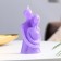 Figure candle "Lovers", 12 cm, lavender