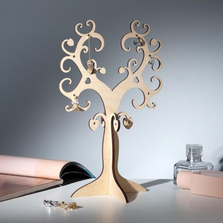 Steam for jewelry "Boodle" 24 × 10.5, thickness 3 mm, beige color-1