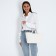 Bag-touut without fastening, white color