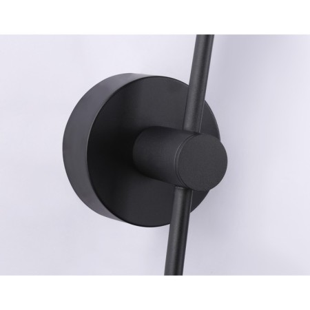 LED LED wall -mounted lamp with an interchangeable Ambrella Light, Linetech, FL66389, G9, GU10, 4 W, 300LUM, 4200K, black, white matte color-5