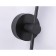 LED LED wall -mounted lamp with an interchangeable Ambrella Light, Linetech, FL66389, G9, GU10, 4 W, 300LUM, 4200K, black, white matte color