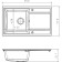 Kitchen Colluted Florentina "Lipsi-860", 860x510 mm, sandy color