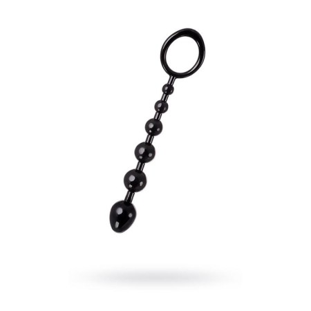 Anal chain Toyfa A-Toys, TPE, Black Color, 19.8 cm