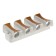 Facade lamp "Elegant", FSD-041, 8 W, 3000K, 4 rays, IP65, 220 V, plastic, white
