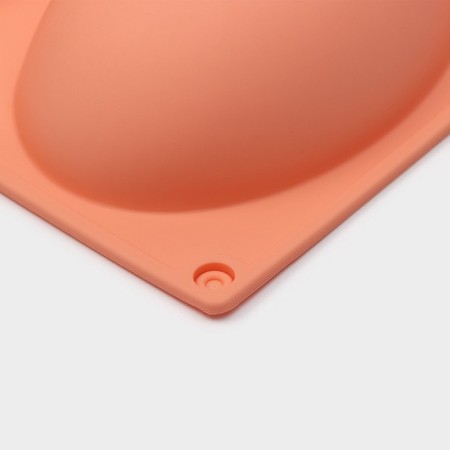 Baking uniform “Egg”, silicone, 30 × 17.5 cm, 5 cells (10 × 7 × 3.5 cm), Mix color-3