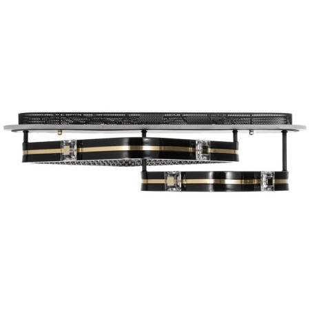 Cialogs with PDD "CRUZ" 2XLED 88W 3000-6000K RGB black gold 63x45x16cm-5