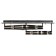 Cialogs with PDD "CRUZ" 2XLED 88W 3000-6000K RGB black gold 63x45x16cm