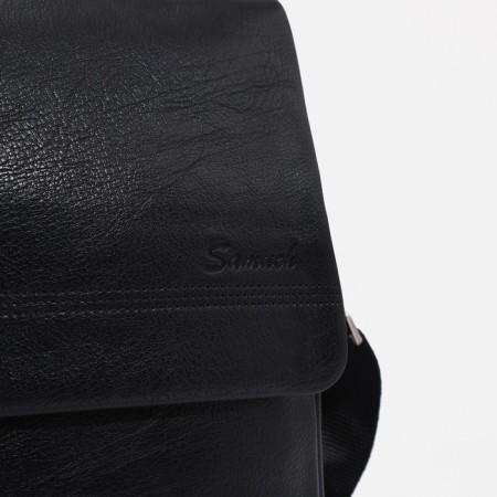 Male bag, black color-3