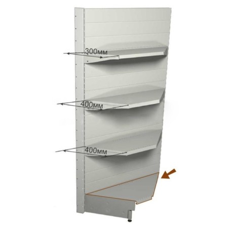 Corner rack shelf 40 × 90 cm-3