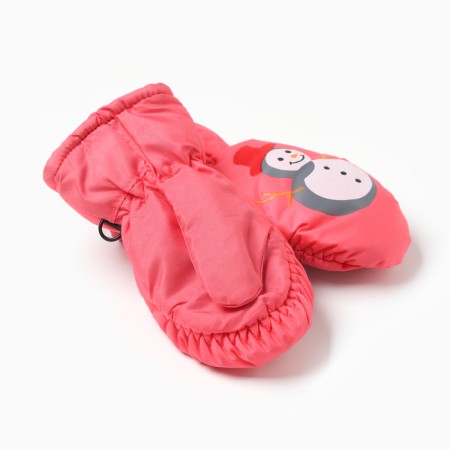 Baby mittens minku, pink color, 18 cm-1