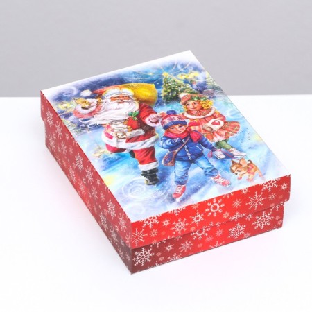 Gift box team "Winter Fun", 16.5 x 12.5 x 5.2 cm-6