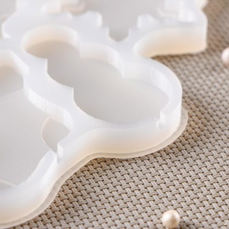 Silicone Mold for candy and chocolate "New Year's candies", 15 × 13 cm, the color is transparent-3
