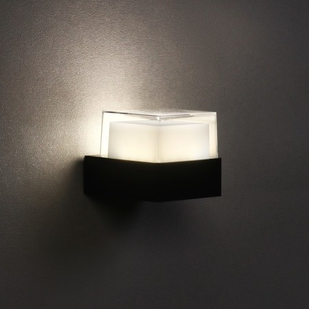 Facade lamp "Grand", FSD-038, 5 W, 4000K, IP65, 220 V, plastic, black-3