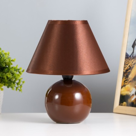 Lamp "Coffee ball" h = 20cm (220v/60W/E14) with a lampshade Risalux