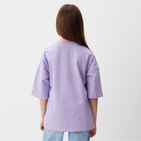 T -shirt Children's Minaku Lavender color, height 122 cm-4
