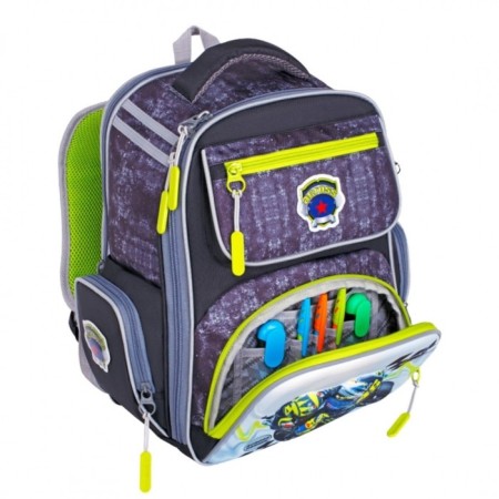Frame backpack 35 x 26 x 18 cm, Across ACS1, filling: bag, blue ACS1-3-4