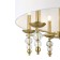 Suspended lamp Freya Fr1009PL-06BS SIDE, 550x550x800 mm, E14, 6x40W, brass color