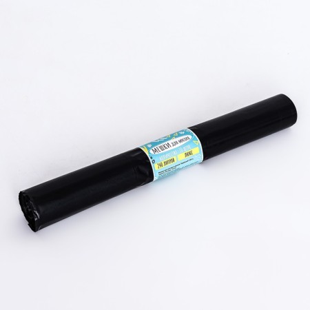 Garbage bags in the roll "Upakland" 240 l, black, PVD, 60 μm, 10 pcs, set 2 pieces