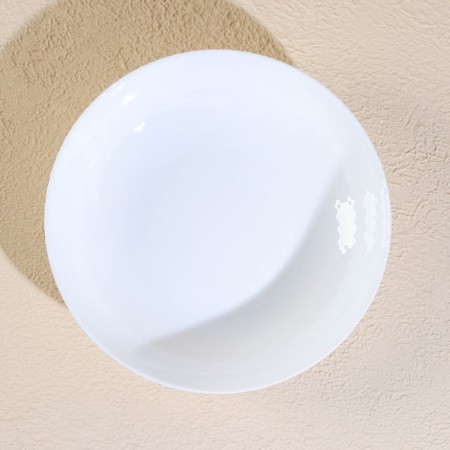 A set of dining plates Luminarc Diwali Shells, 800 ml, D = 20 cm, glass ceramics, 6 pcs, white color-2