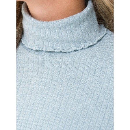 Women's turtleneck, size 44, blue color-1