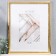 Photo frame Plastic "Mira" 40x50 cm, 211 gold (plastic screen)