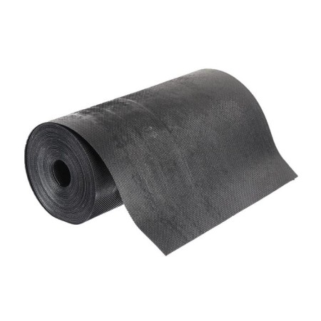 Border tape, 0.3 × 10 m, thickness 1.2 mm, black plastic, Greengo-5
