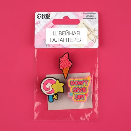 Shoe accessories "Pink mood", 3 pcs-5